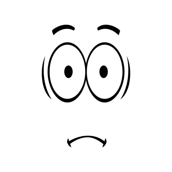 Frustrated Emotion Isolated Upset Smiley Vector Upset Emoticon Failure Mistake — Stock Vector