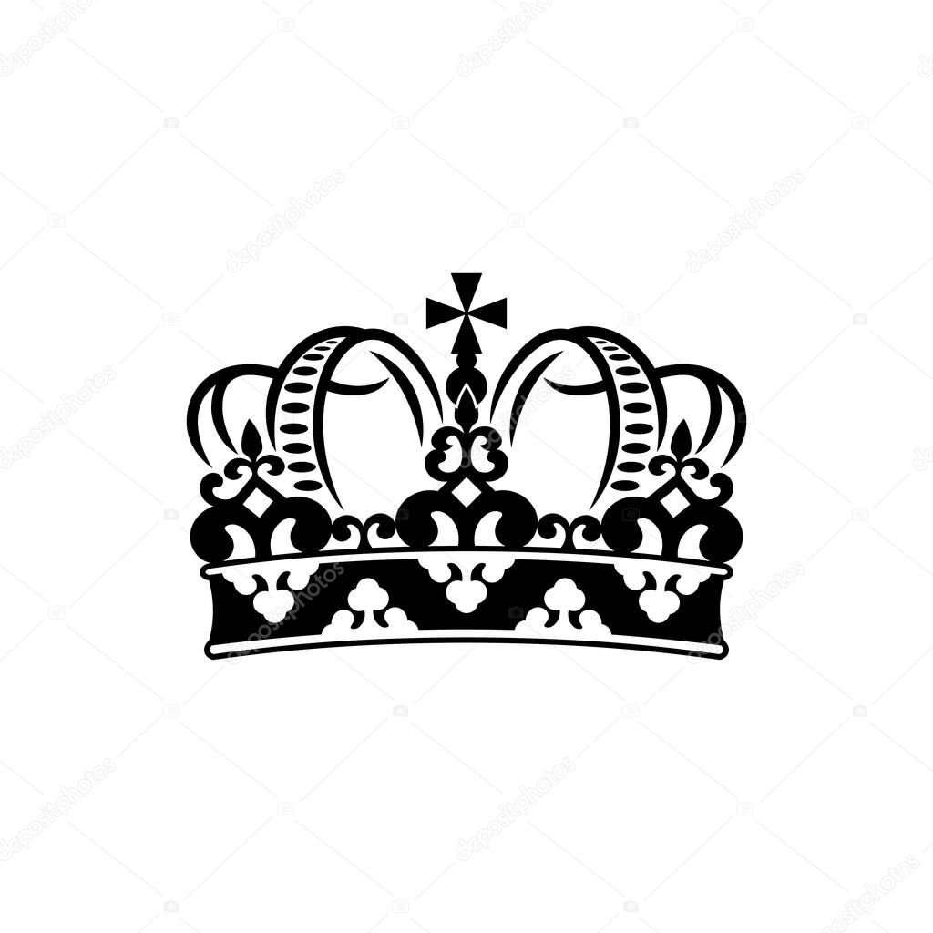 Icono De La Corona De Realeza. Rey Reina Joyería De Lujo Y El Tema Del  Reino. Diseño Aislado. Ilustración Vectorial Ilustraciones svg,  vectoriales, clip art vectorizado libre de derechos. Image 66645724