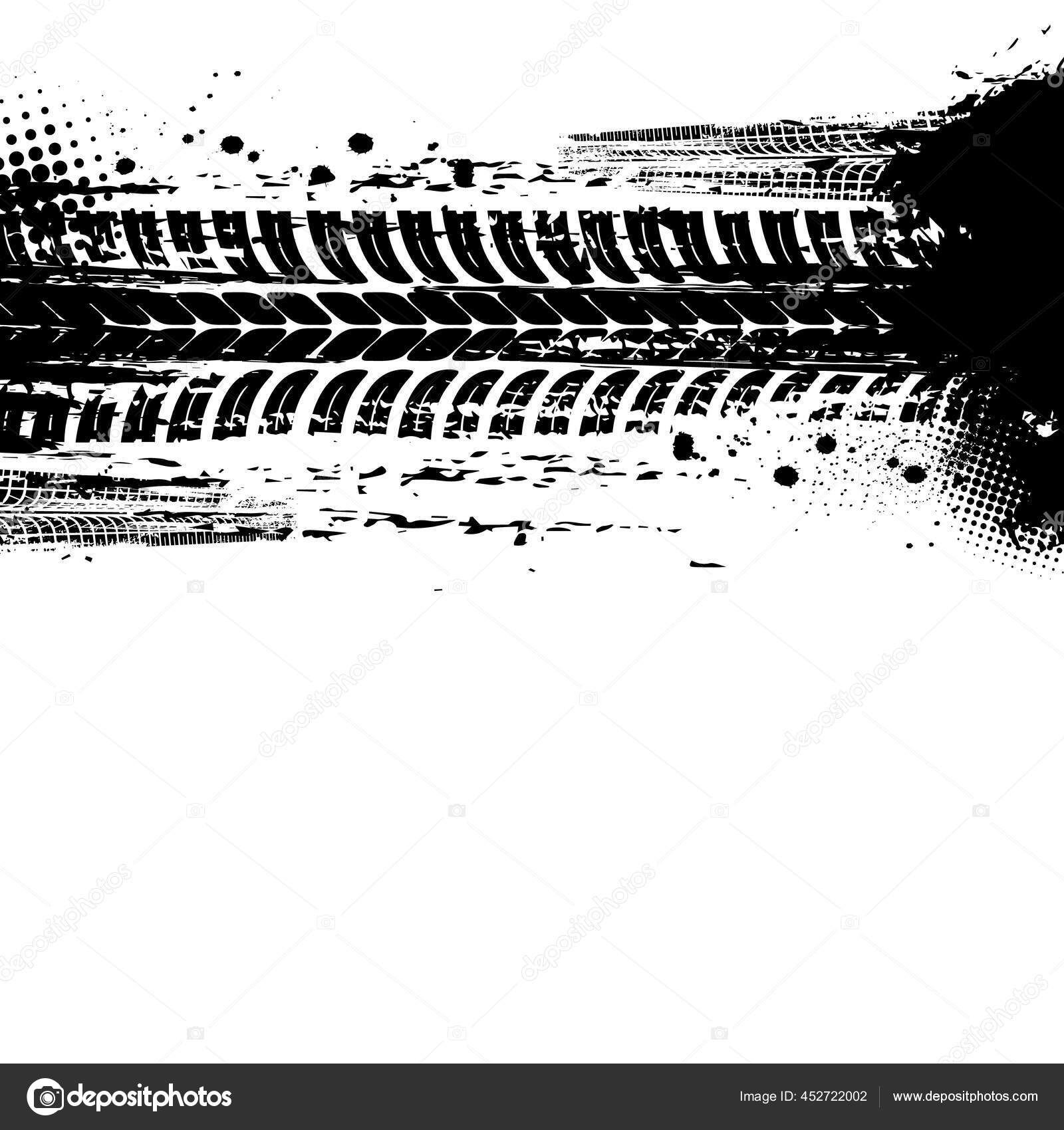 타이어 타이어 자전거가 이동하는 자동차 오토바이 트랙터 더러운 자전거 스톡 벡터 - ©VectorTradition 452722002, image size:1600x1700