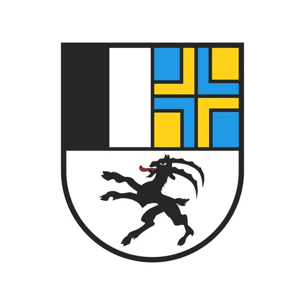 Armoiries Canton Suisse Signe Héraldique Suisse Drapeau Bouclier Vecteur Signe — Image vectorielle