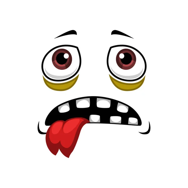 Crazy Scared Face  Great PowerPoint ClipArt for Presentations