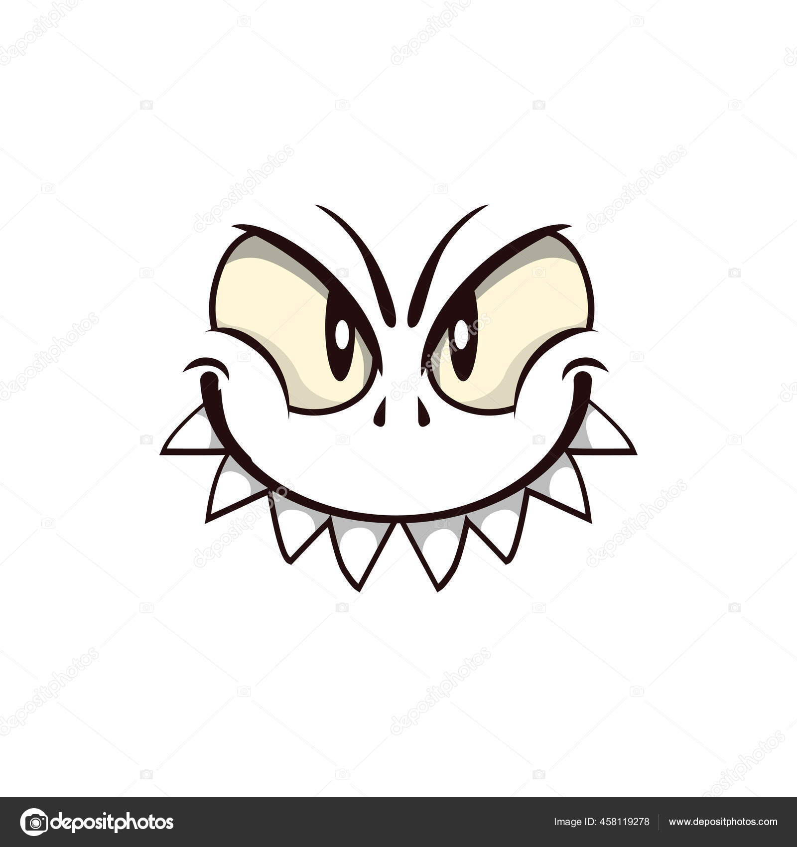 Creepy Troll Face Halloween, Scary Funny Face, Ghost Graphic art | Scarf