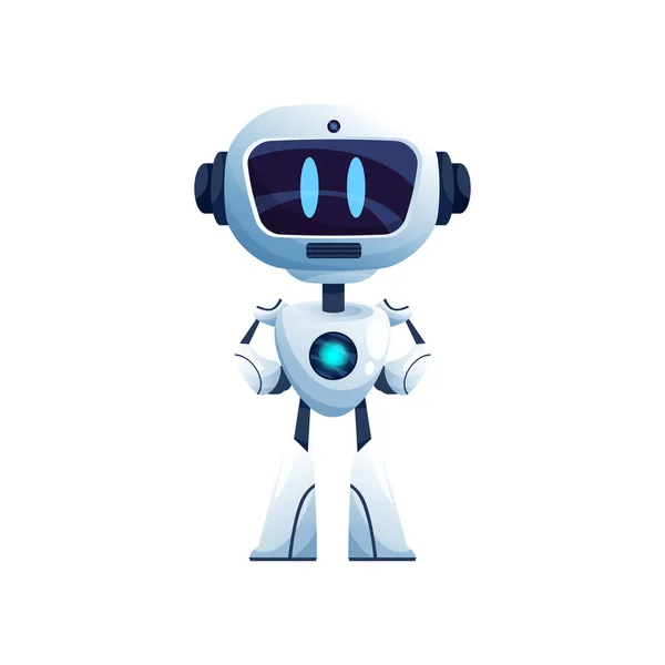 Robot Modern Technologies Android Drone Isolated Realistic Futuristic Automation Vector — Stock Vector