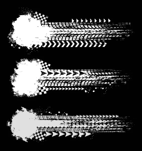 Motorsport Fondo Carreras Con Neumáticos Coche Rastros Patrón Vectorial Plantillas — Archivo Imágenes Vectoriales