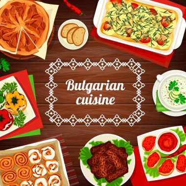 Bulgar mutfağı biber domatesleri lutenitsa, patates güveci musakka ve bryndza dolma dolma dolma dolma dolma dolma dolma dolma dolma dolma dolma dolma dolma dolma dolma dolma. Biftek kebabı kebapcheta, vanilyalı çörek pogacha ve peynirli turta banitsa yemekleri.