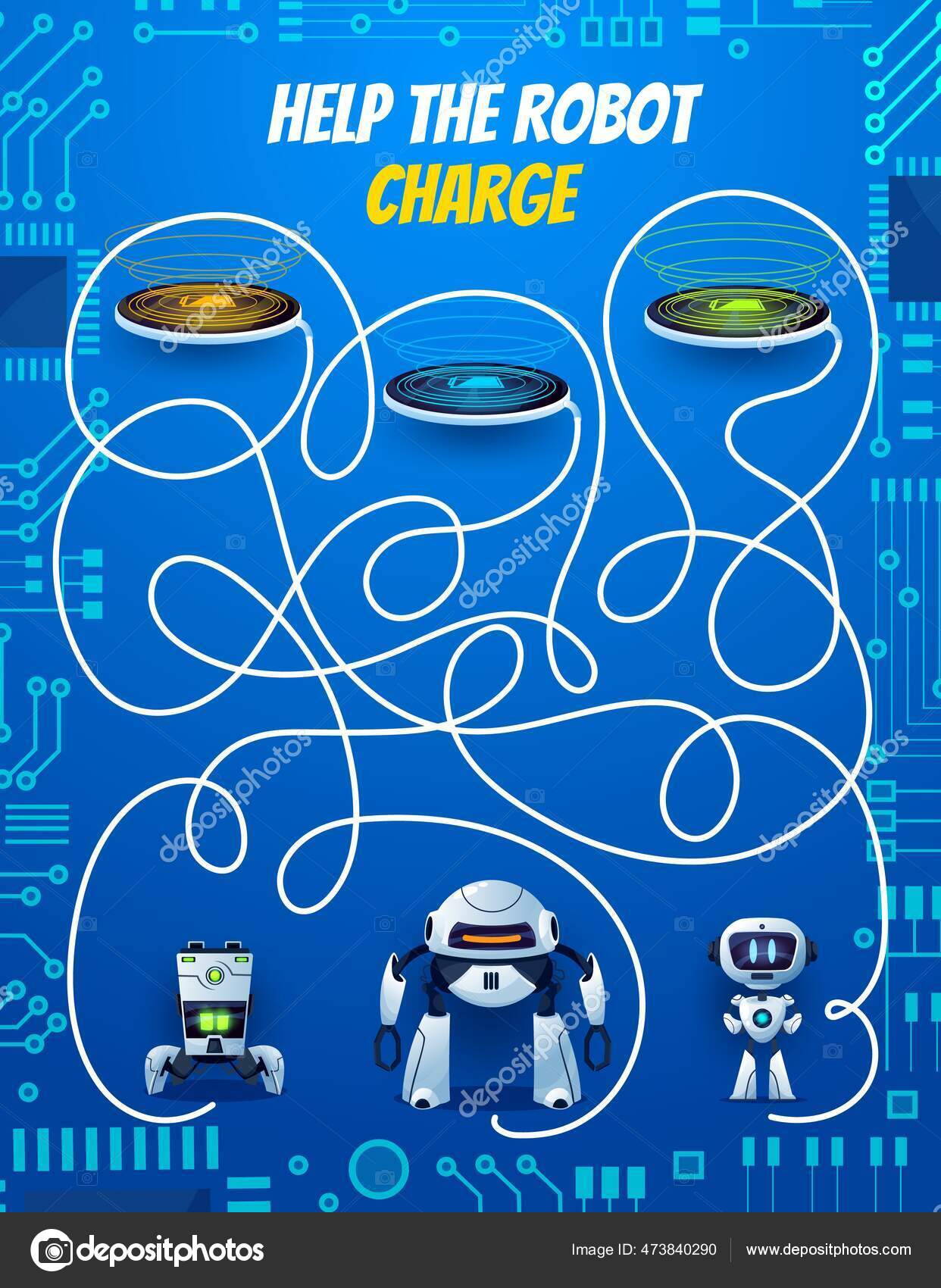 jogo de diferenças com personagem de desenho animado robô página