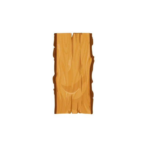 Tronco Madera Tronco Árbol Aislado Icono Dibujos Animados Corteza Vectorial — Vector de stock