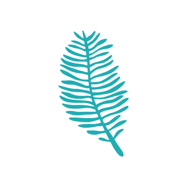 Blue Sea Coral Shape Branch Isolated Icon Vector Gorgonian Galaxy — Stock Vector