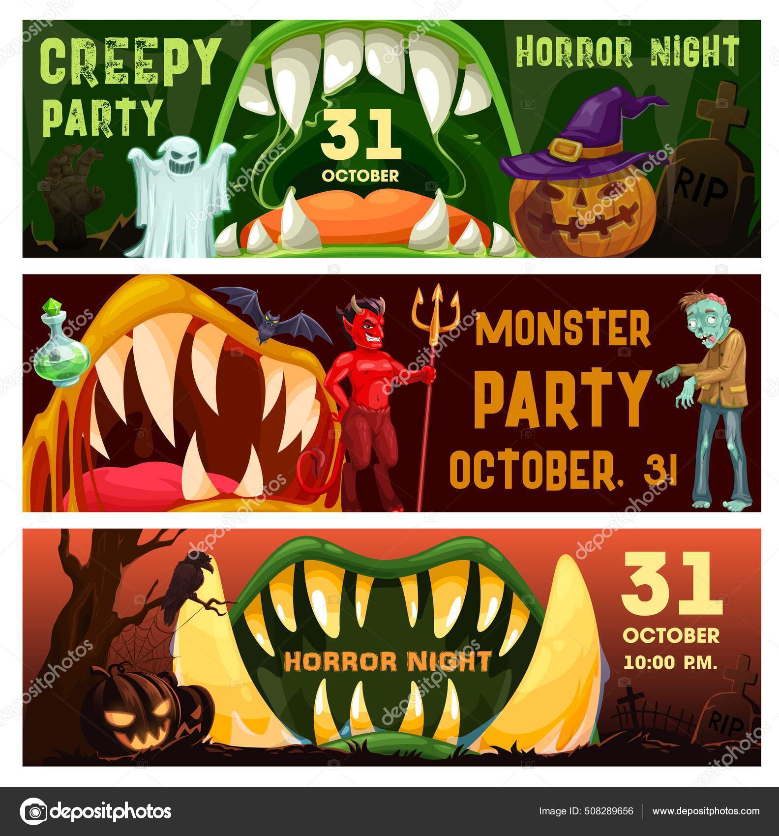 Fantasma de halloween assustador com ilustração de design de personagens de  abóbora