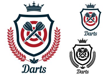 amblem Dart veya küme işaretleri
