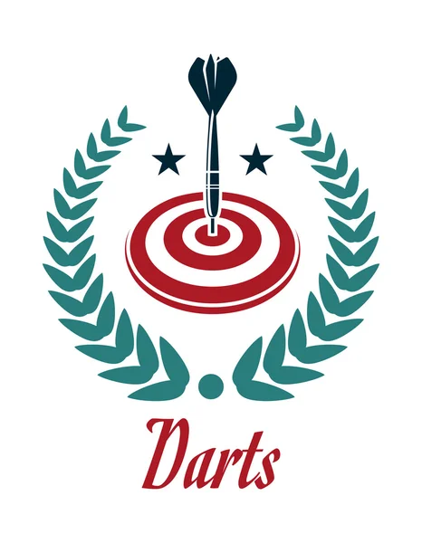 Darts-Sportabzeichen — Stockvektor