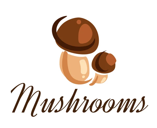 Champignons frais de la forêt — Image vectorielle