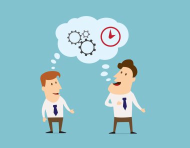 düşünme, lojistik ve düz karakterler tasarım beyin fırtınası