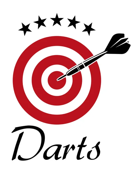 Darts-Sportabzeichen — Stockvektor