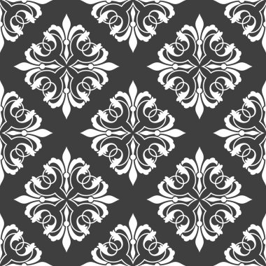 Retro süs seamless modeli