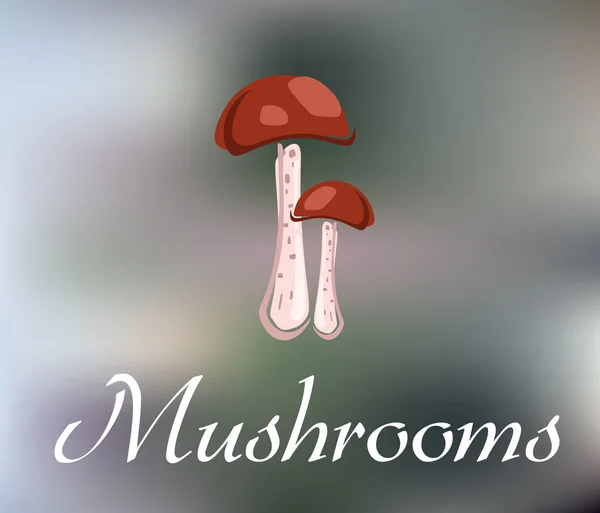 Lesní houby — Stockový vektor