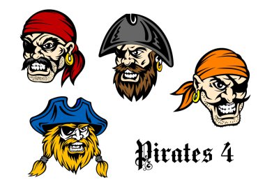 çizgi film pirates ve kaptanları