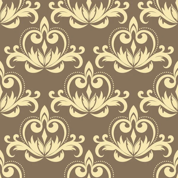 Retro beige naadloze patroon — Stockvector