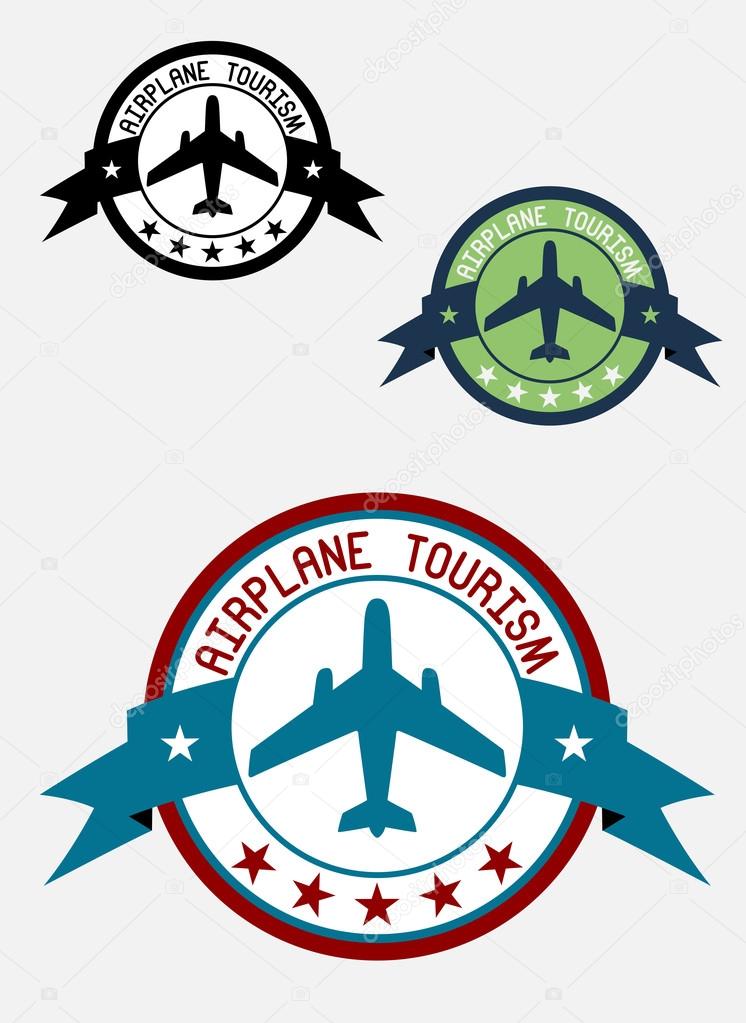 Airplane tour logo