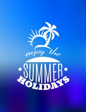 enjoy yaz tatilleri poster tasarımı