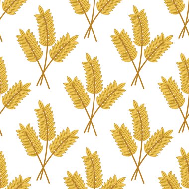 Mısır gevreği kulak seamless modeli