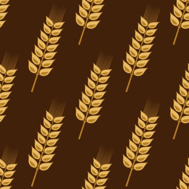 Mısır gevreği altın buğday kulak seamless modeli