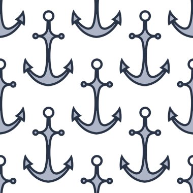 Deniz çapa sorunsuz arka plan deseni