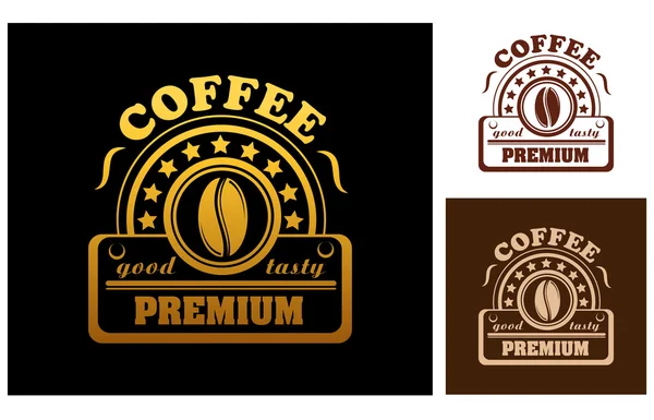 Étiquette ou badge Premium Coffee — Image vectorielle