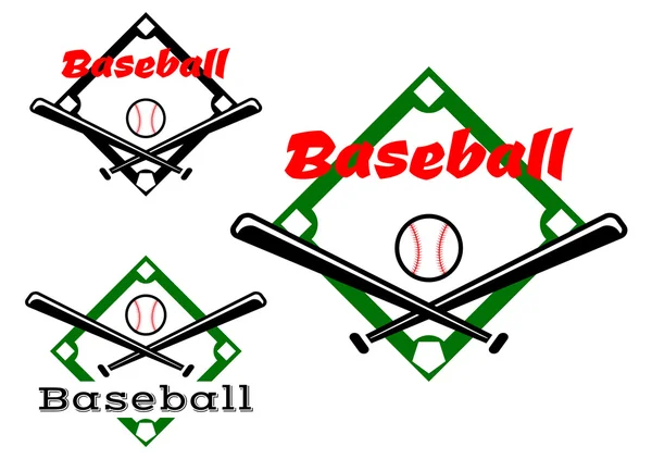 棒球标签或徽章 — 图库矢量图片