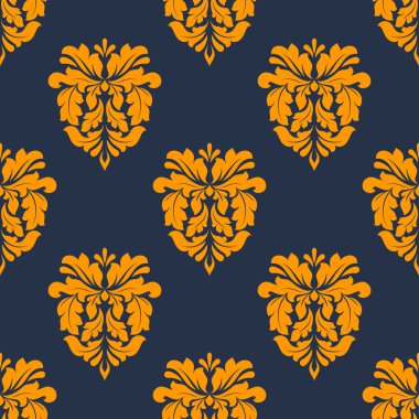 Renkli sarı Arabesk seamless modeli