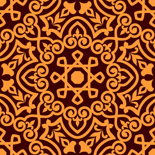 Bold intricate arabic seamless pattern — Stock Vector