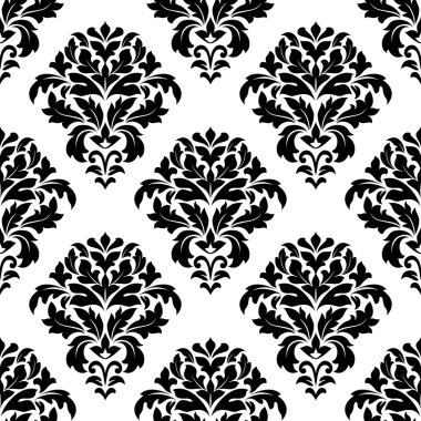 damasko çiçek desenli tasarım