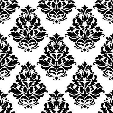 Damasko stili kalın Arabesk seamless modeli