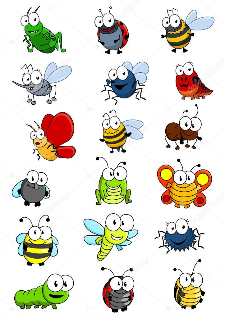 Cartoon bugs Vector Art Stock Images | Depositphotos Cartoon bugs Vector Art Stock Images | Depositphotos