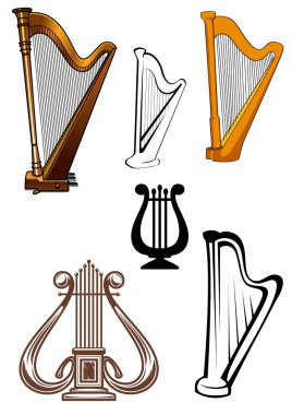 Harps ans lyres yaylı müzik aletleri