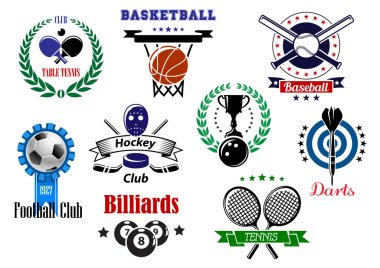 Hanedan spor Amblemler, semboller ve tasarım