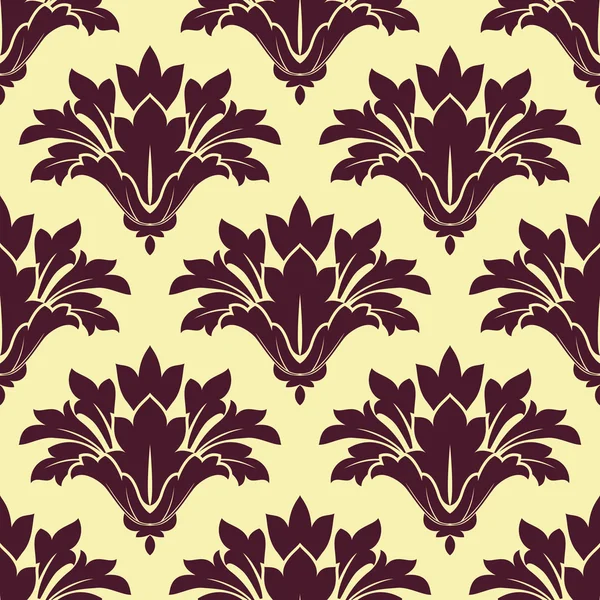 Paarse korenbloemen naadloze patroon ontwerp — Stockvector