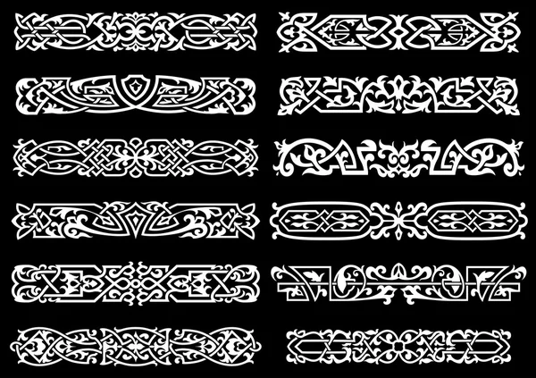 Kelt ve çiçek süs eşyaları koleksiyonu