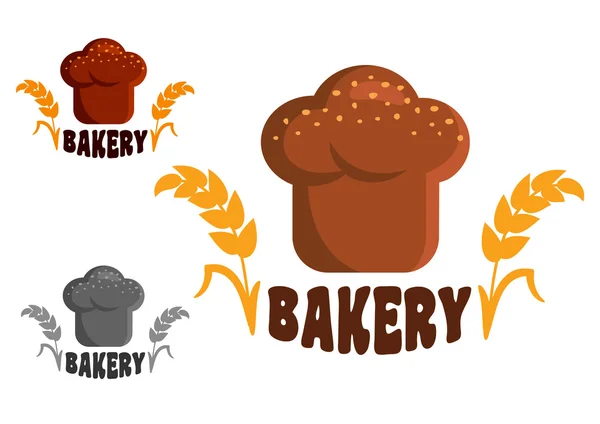 Logo ou emblèmes de boulangerie — Image vectorielle
