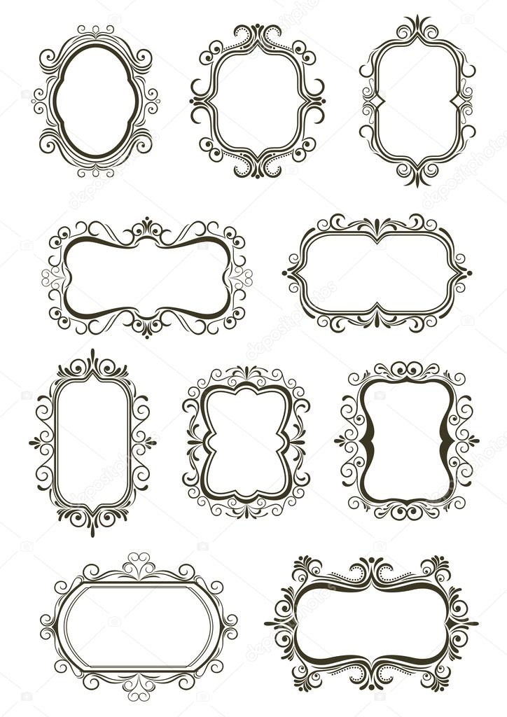 Vintage borders and frames