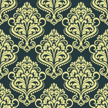 Narin çiçek sarı seamless modeli