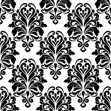 Vintage klasik çiçek seamless modeli