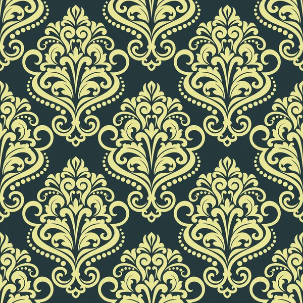 Motif floral sans couture jaune délicat — Image vectorielle