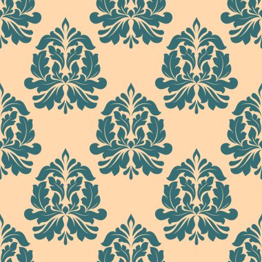 Soyut Iris çiçekli Vintage seamless modeli