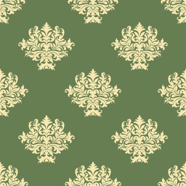 Desen ile sorunsuz Barok süsleme foliate