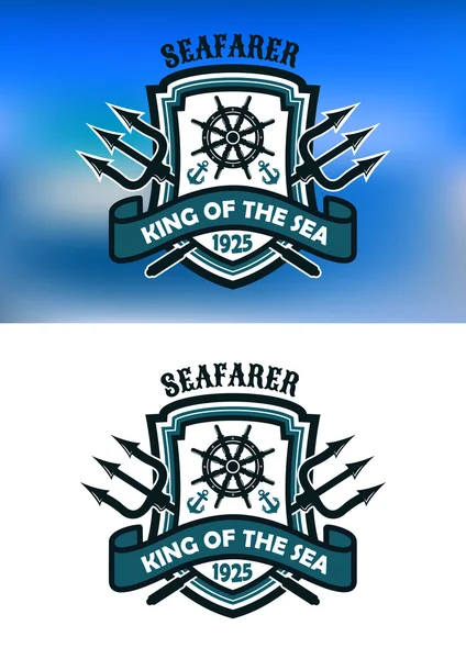 Seafarer marine banner — Stock Vector