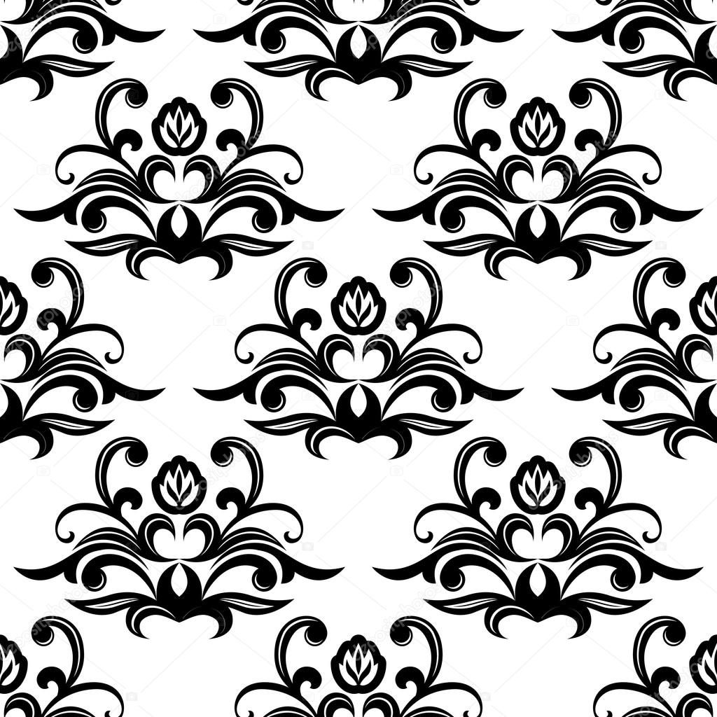 Dainty floral seamless pattern