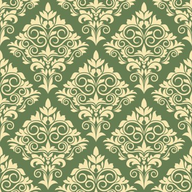 Gotik çiçek seamless modeli