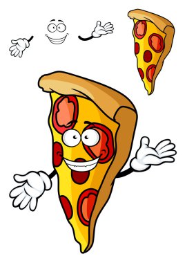 Çizgi film pizza yiyelim