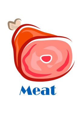 Domuz eti veya sığır eti bacak kemiği ile